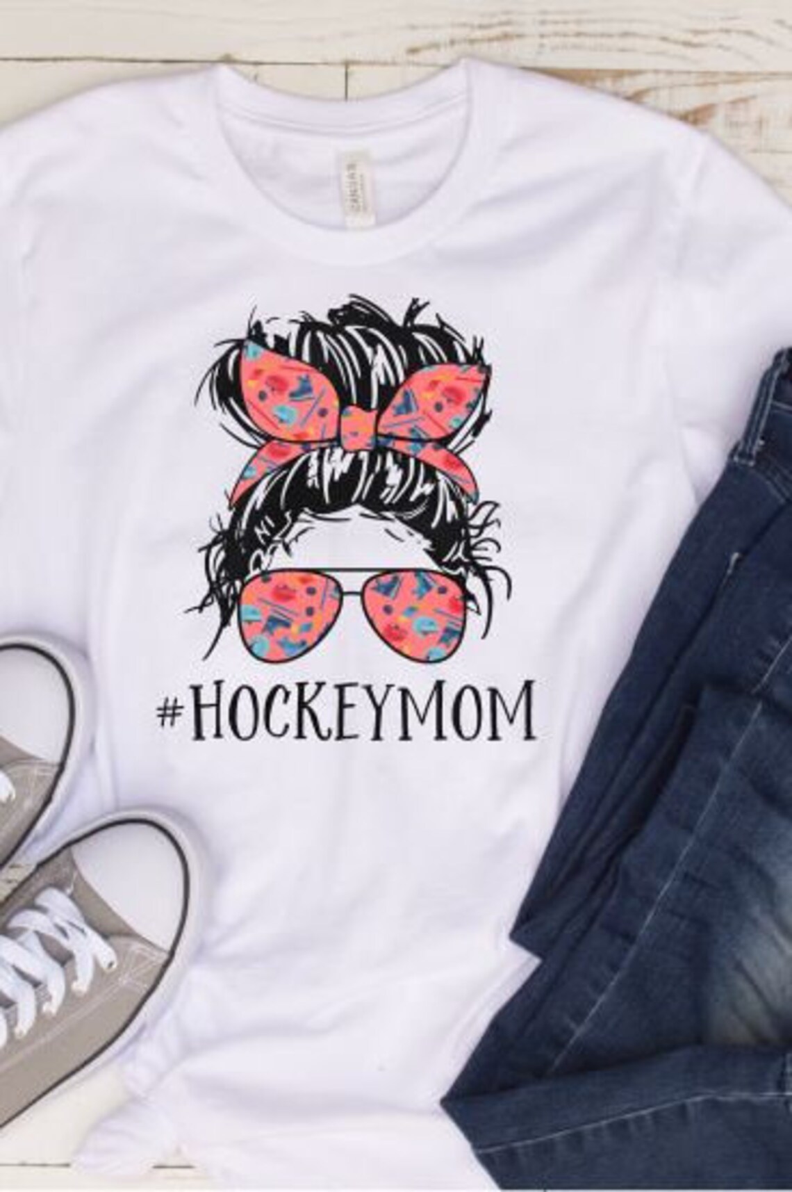 Hockey mom messy bun tshirt messy bun mom messy bun hockey  etsy Hockey mom messy bun tshirt messy bun mom messy bun hockey  etsy