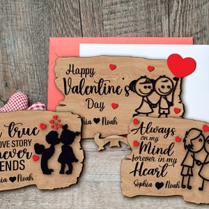 Valentines Day Sign Laser Cut SVG, Couple Laser Cut File, Valentines Day Shelf Sign FIle, Laser Valentines Day Cut File, Bundle Glowforge