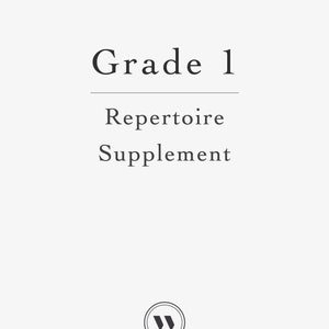 Grade 1 Repertoire Supplement for Classical Guitar
