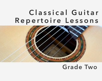 Classical Guitar Repertoire Lessons Grade 2 (PDF)