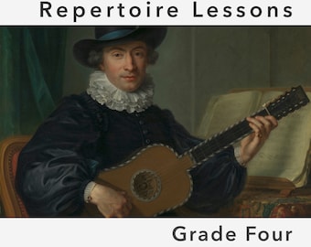 Classical Guitar Repertoire Lessons Grade 4 (PDF)