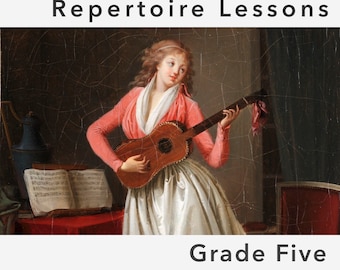 Klassische Gitarre Repertoire Unterricht Klasse 5 (PDF)