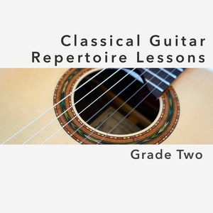 Klassische Gitarre Repertoire Unterricht Grad 2 (PDF)