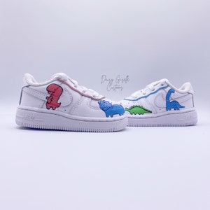 Dinosaur - Custom Nike Air Force 1 - Personalized Sneakers