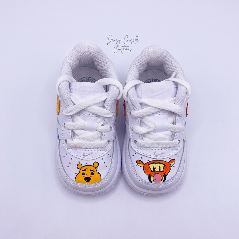 Winnie the Pooh Shoes Custom Nike Air Force 1 Etsy