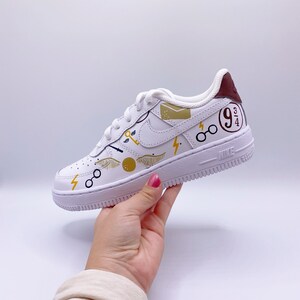 Harry Potter Custom Kids Nike Air Force 1 | Etsy Australia