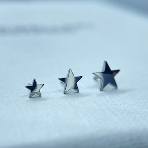 Joyería sin rosca de titanio NeoMetal Stellar Star, perfecta para hélice, fosa nasal, caracola, lóbulo, plano y más