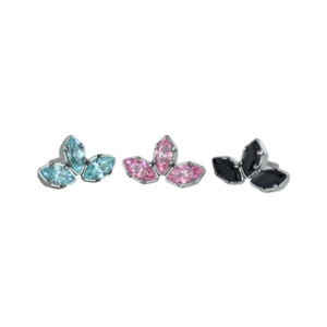 NeoMetal - Titanium Threadless Jewelry - Marquise Fan