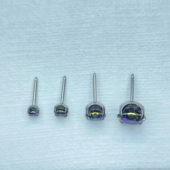 NeoMetal Paradise Shine プロングセット CZ チタン スレッド NeoMetal Paradise Shine プロングセット CZ チタン スレッド