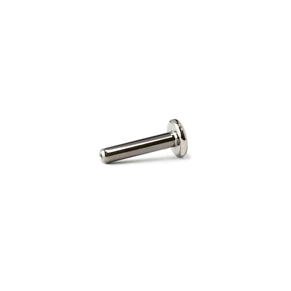 JUNIPURR Threadless implant grade titanium labret 1mm 18g Flat Back Post with choice of disc size