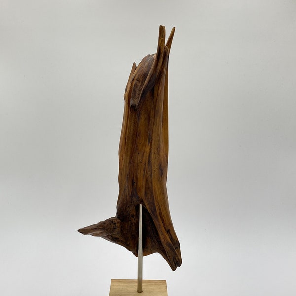 Sculpture from driftwood, art object