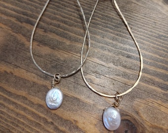 Hammered Teardrop Earrings