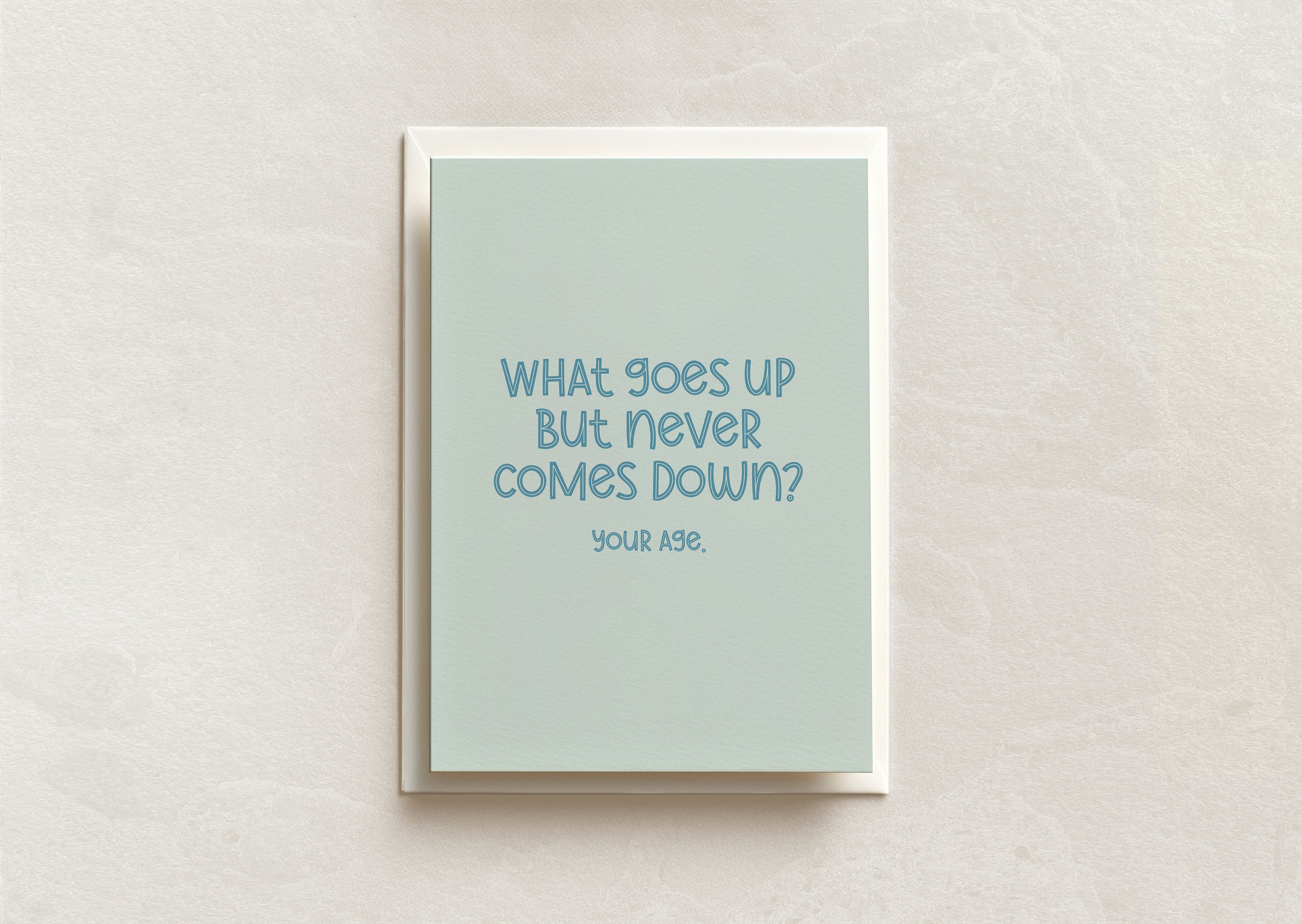 Funny Birthday Card, Card for Friend, 30th Birthday Card, 60th Birthday