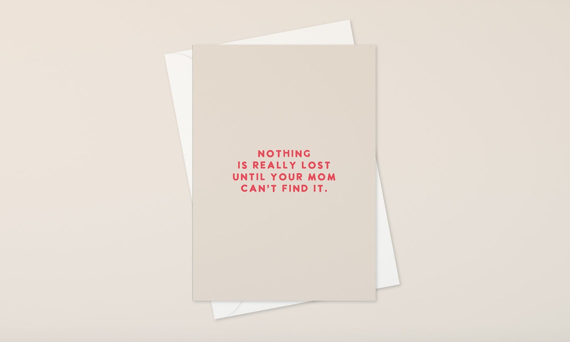 Printable Mothers Day Card Funny Mother's Day Card First - Etsy