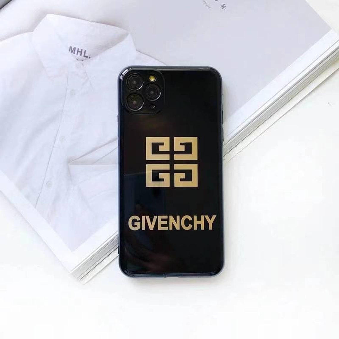 Black and white iPhone case Inspired luxury Designer Etsy