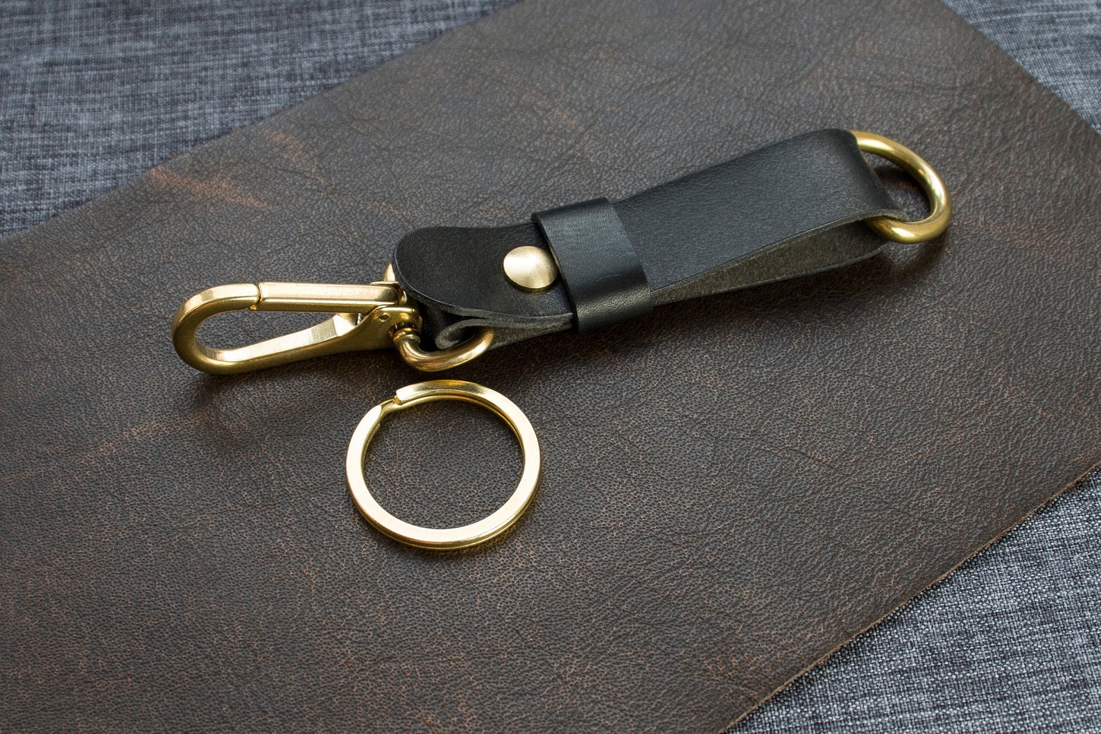 Belt Clip, Key Clip, Leather Key Chain, Key Holder, Keychain for