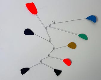Modern Multicolor Mobile, 23” wide x 23” high