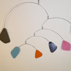 Modern Multicolor Mobile, 24” wide x 22” high