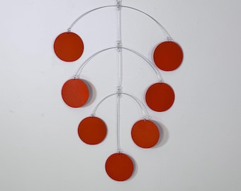 Big Orange Shapes Mobile 17" h x 25" w