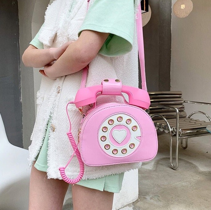 pink telephone bag