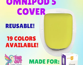 Omnipod Cover – DIY Blank Diabetes Pod Case – Fits Omnipod Dash/Eros – 19 Color Options – Protective & Stylish | Diabetes Accessory