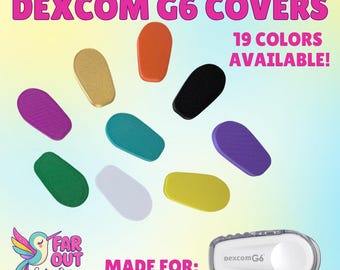 Dexcom G6 Cover – Reusable Sensor Cover (19 Colors) | Slim Dexcom G6 Accessory | DIY Diabetes Sensor Decor | Dexcom G6 Protector Cover