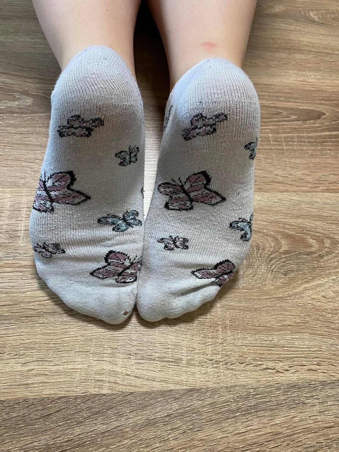 Worn women white socks used Smell DIRTY Etsy