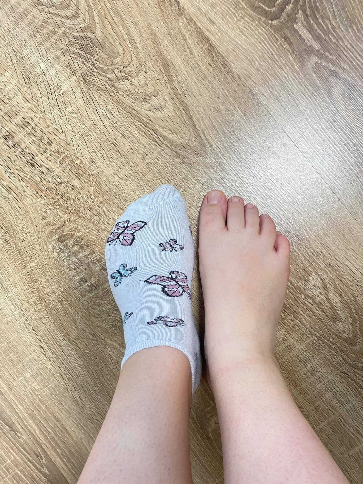 Worn women white socks used Smell DIRTY | Etsy