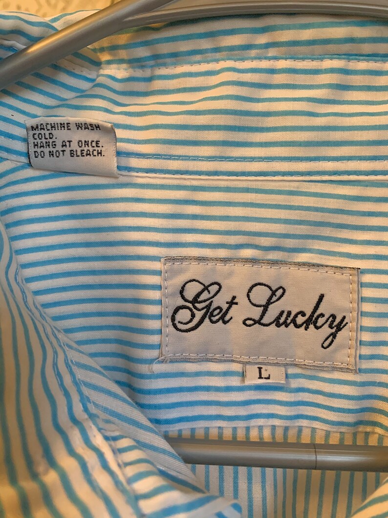 Vintage Hummingbird Striped Shirt
