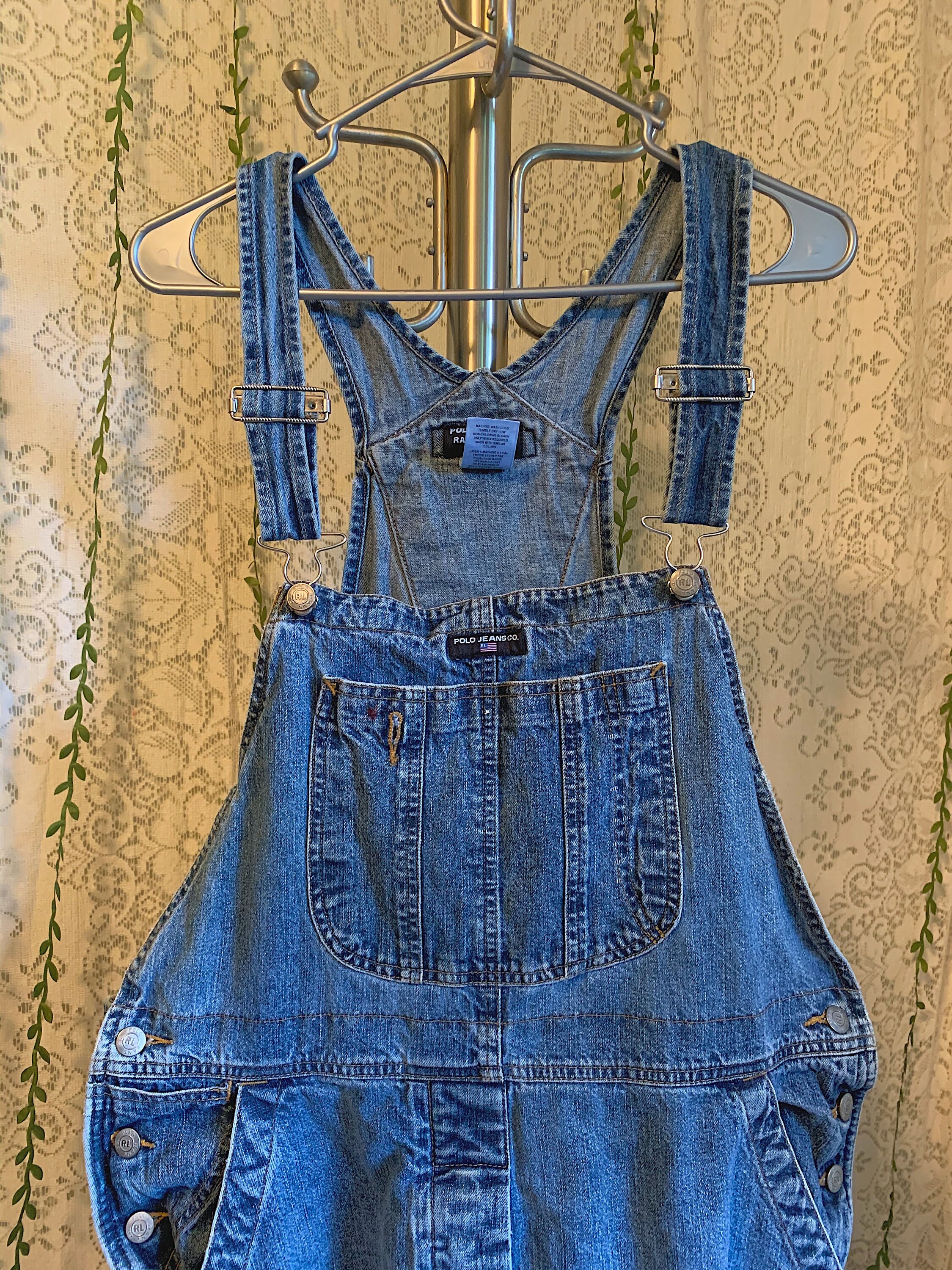Ralph Lauren Polo Denim Overalls | Etsy 