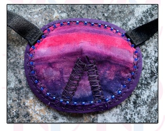 Tie Dyed Adjustable Eye Patch