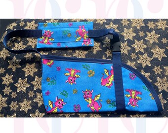 Cabestrillo de brazo para niños Pink Dragon