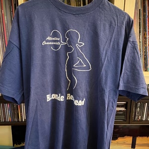 BLONDE REDHEAD T-SHIRT- size xl - original merchandising- vintage  2000 -  Melody of Certain Damaged Lemons Tour -4AD- touch and go records