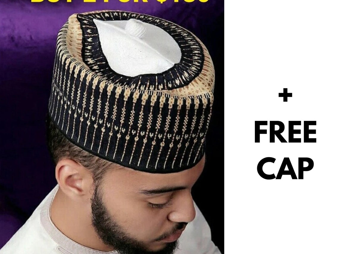 Aboki Cap Velvet Cap,hausa Hat, Nigerian Wedding Hat ,african Men Hat ...