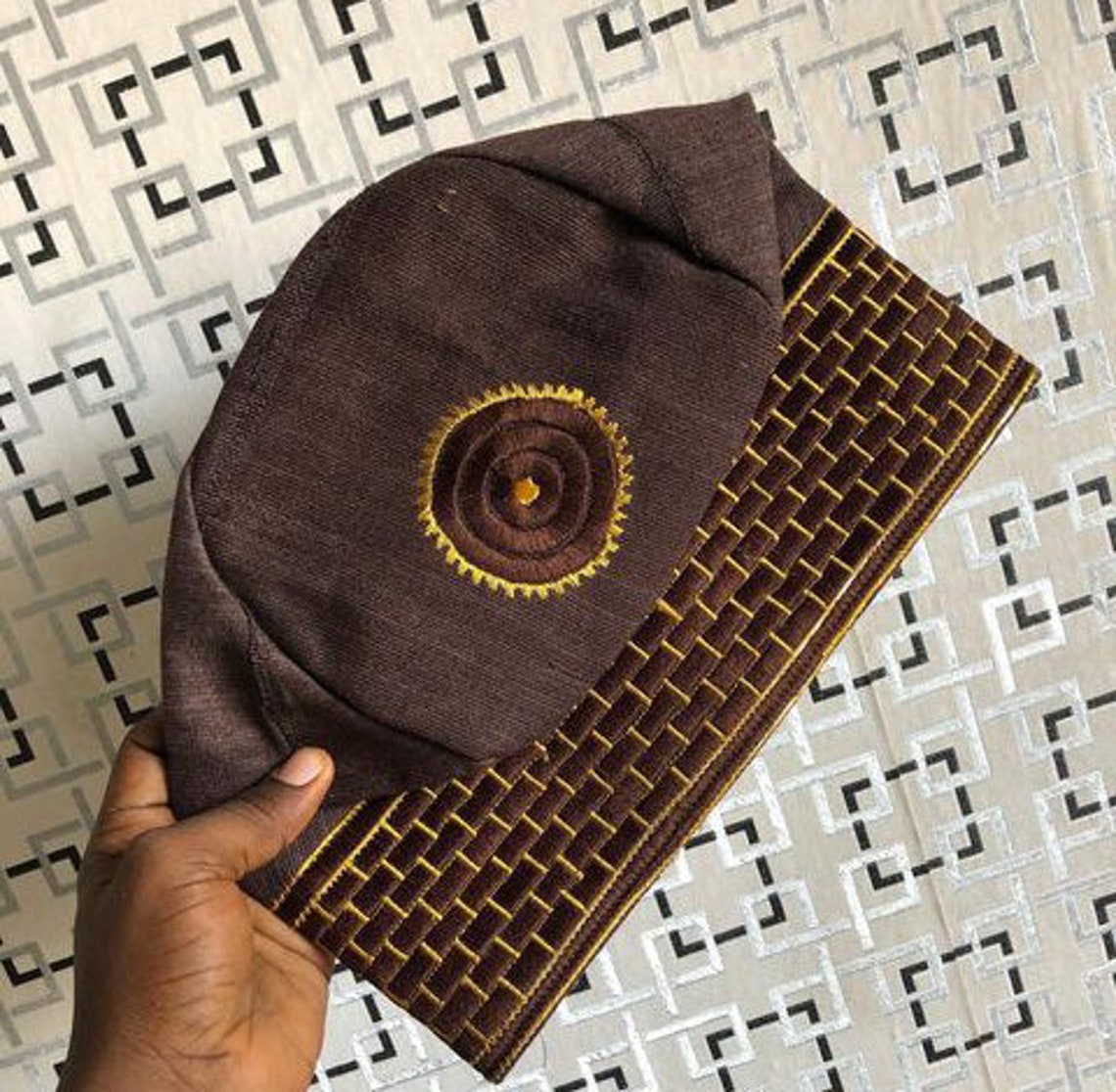 Yoruba traditional cap African wedding accessories Nigeria Etsy