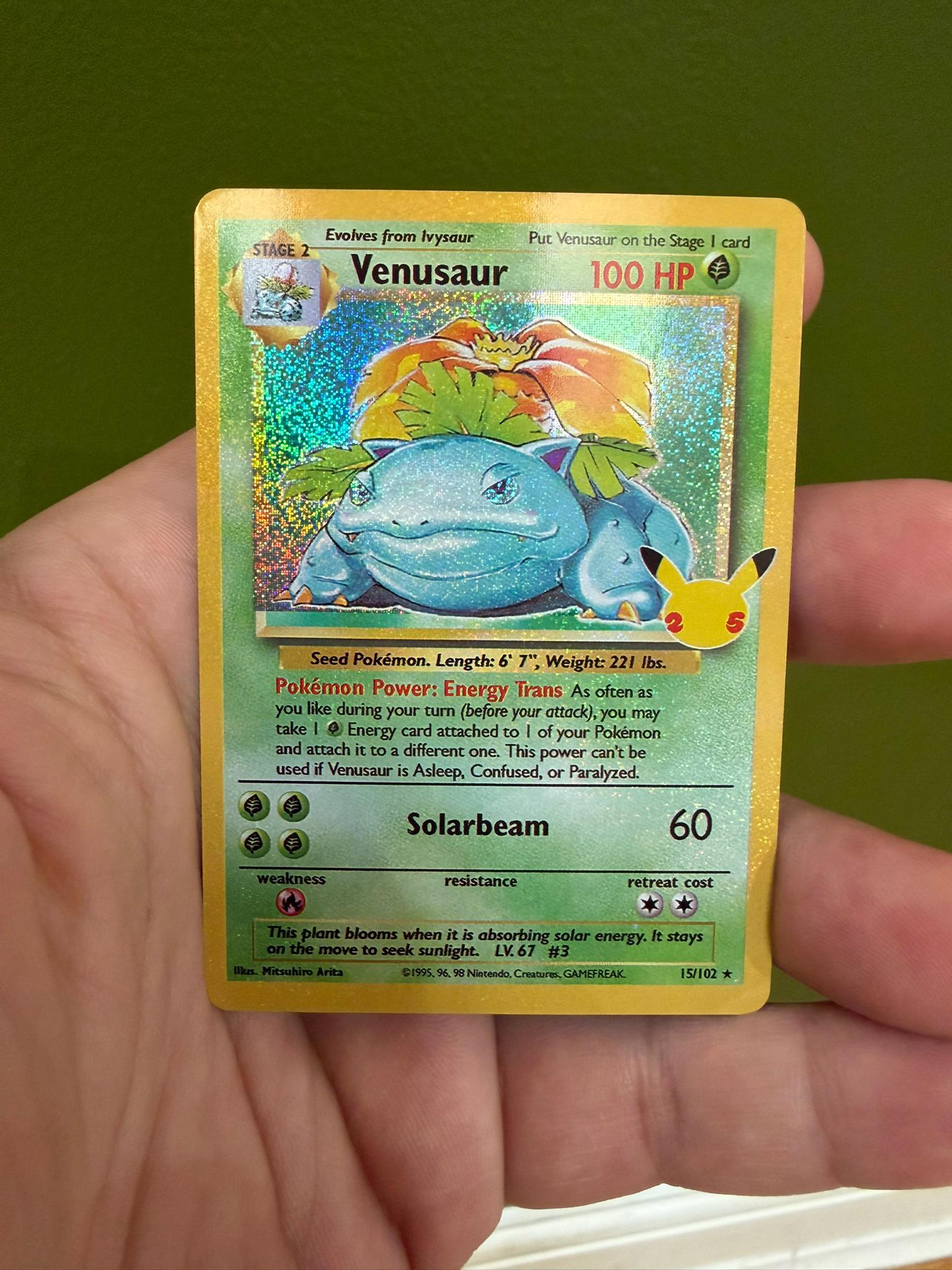 Venusaur 15 102 - Etsy UK