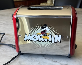 Vintage Mickey Music Playing Toaster