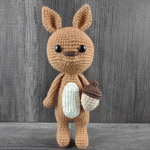 Handmade Crocheted squirrel|Crocheted squirrel|Fall Decorations|Autumn Decorations|Crocheted Amigurumi|Handmade Home Decor