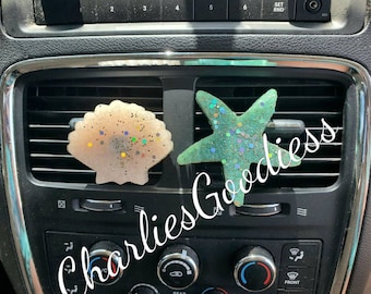 Seashell Vent Clip Freshies