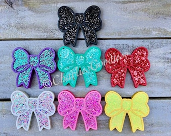 Glitter Hanging Bow Freshie