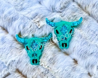 Turquoise Aztec Steer Vent Clip Freshie