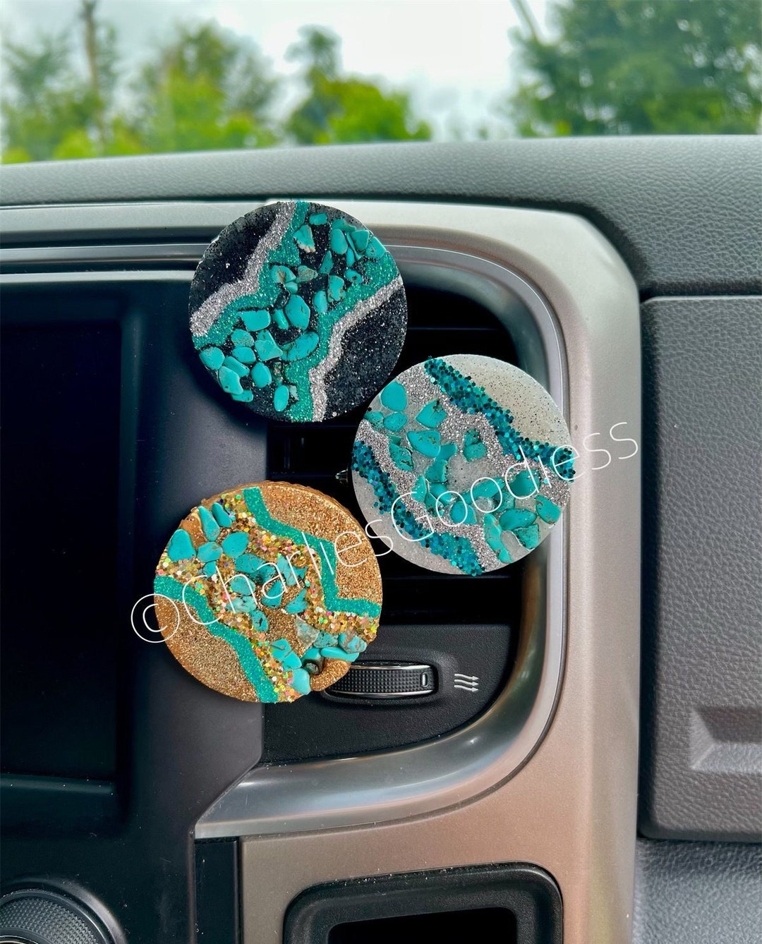 Geode Vent Clip Freshies Etsy