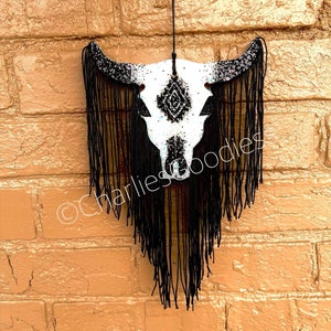 Black and White Aztec Bull Freshie