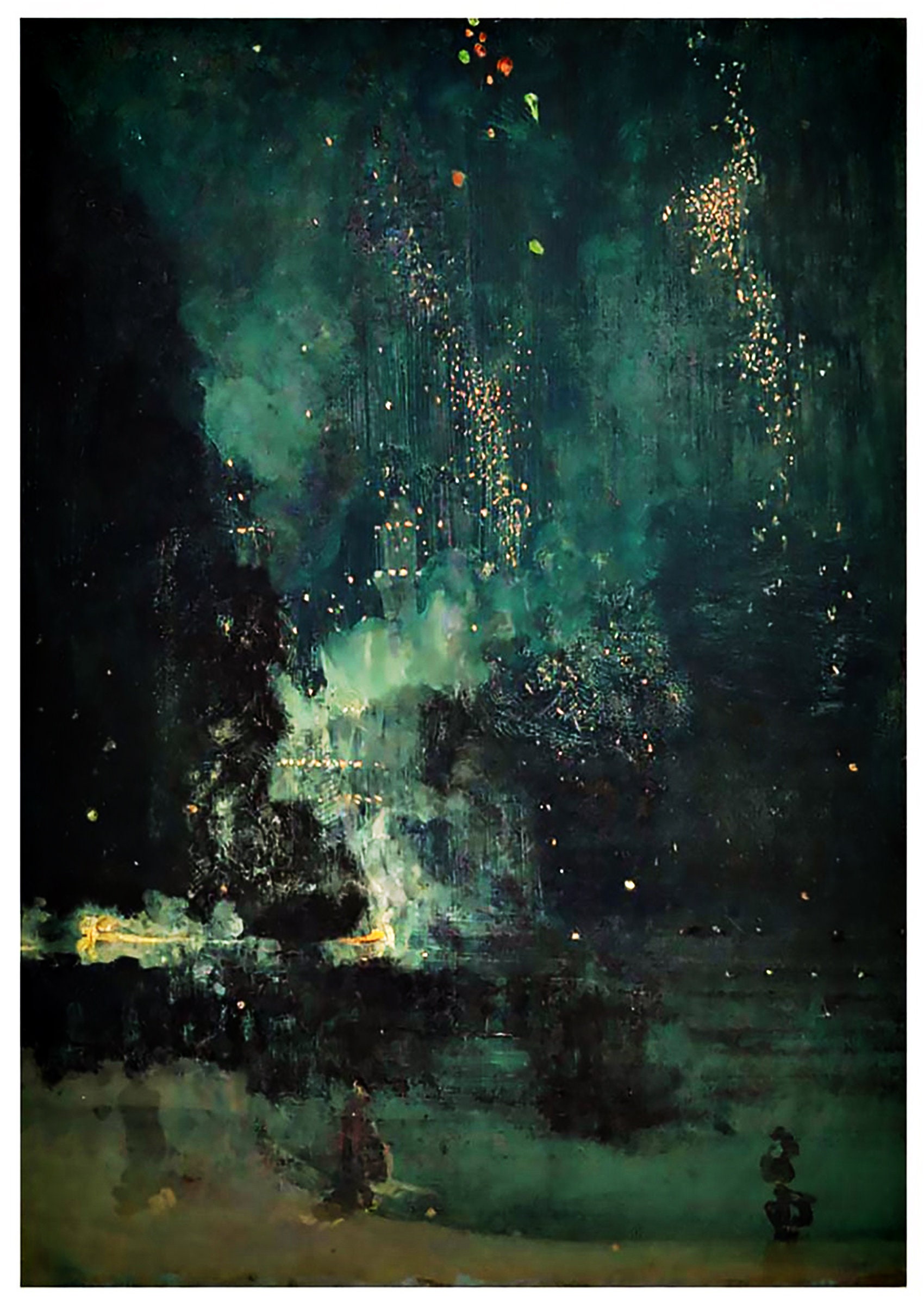 Whistler Artist Nocturne in Black and Gold The Falling Etsy