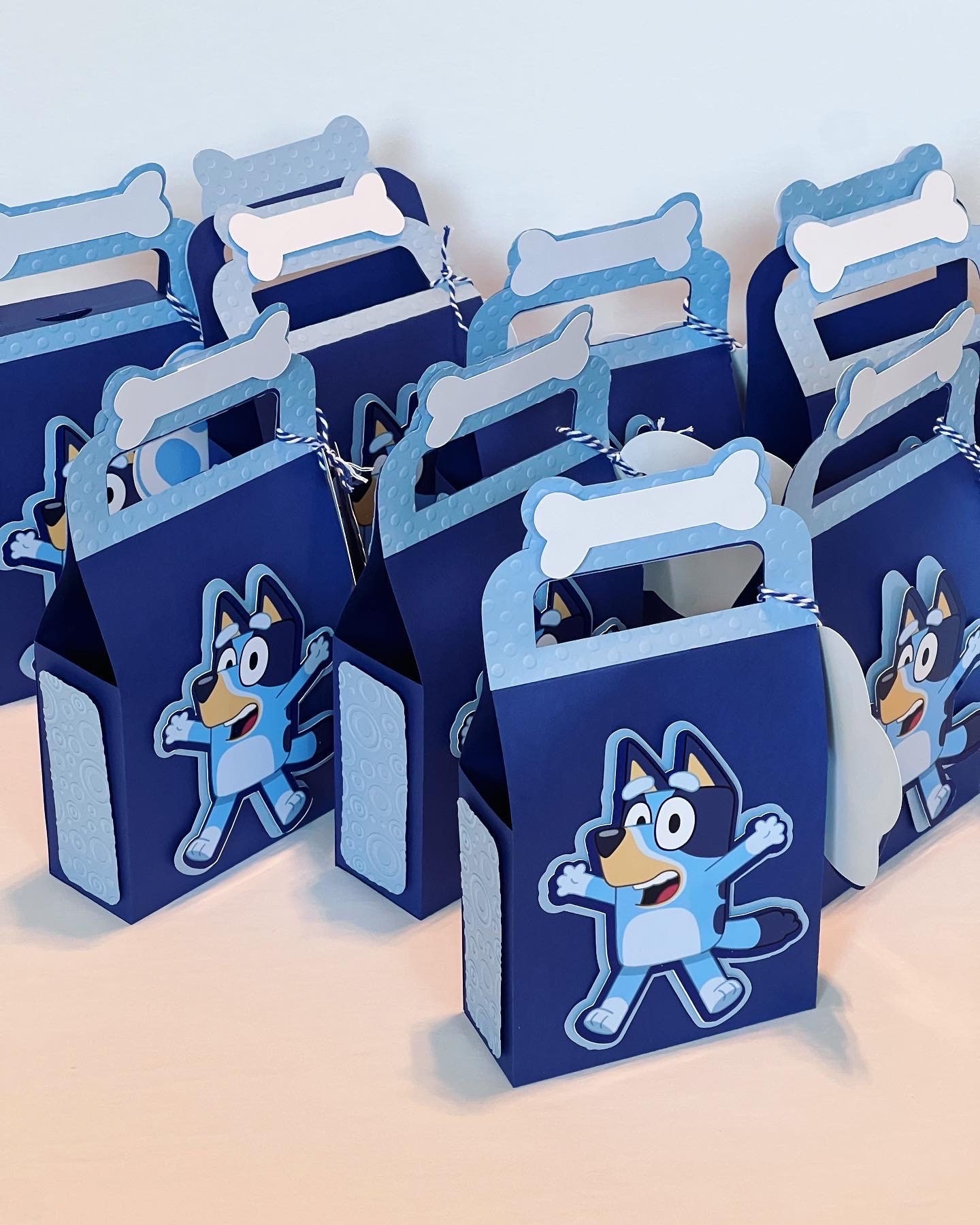Bluey Party Box Custom Party Supplies Favor Box Bluey Birthday Custom