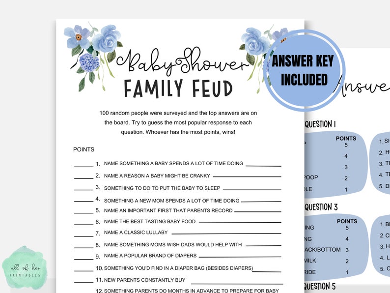 Baby Shower Family Feud Game Baby - Il 794xN.5453240552 K1sl