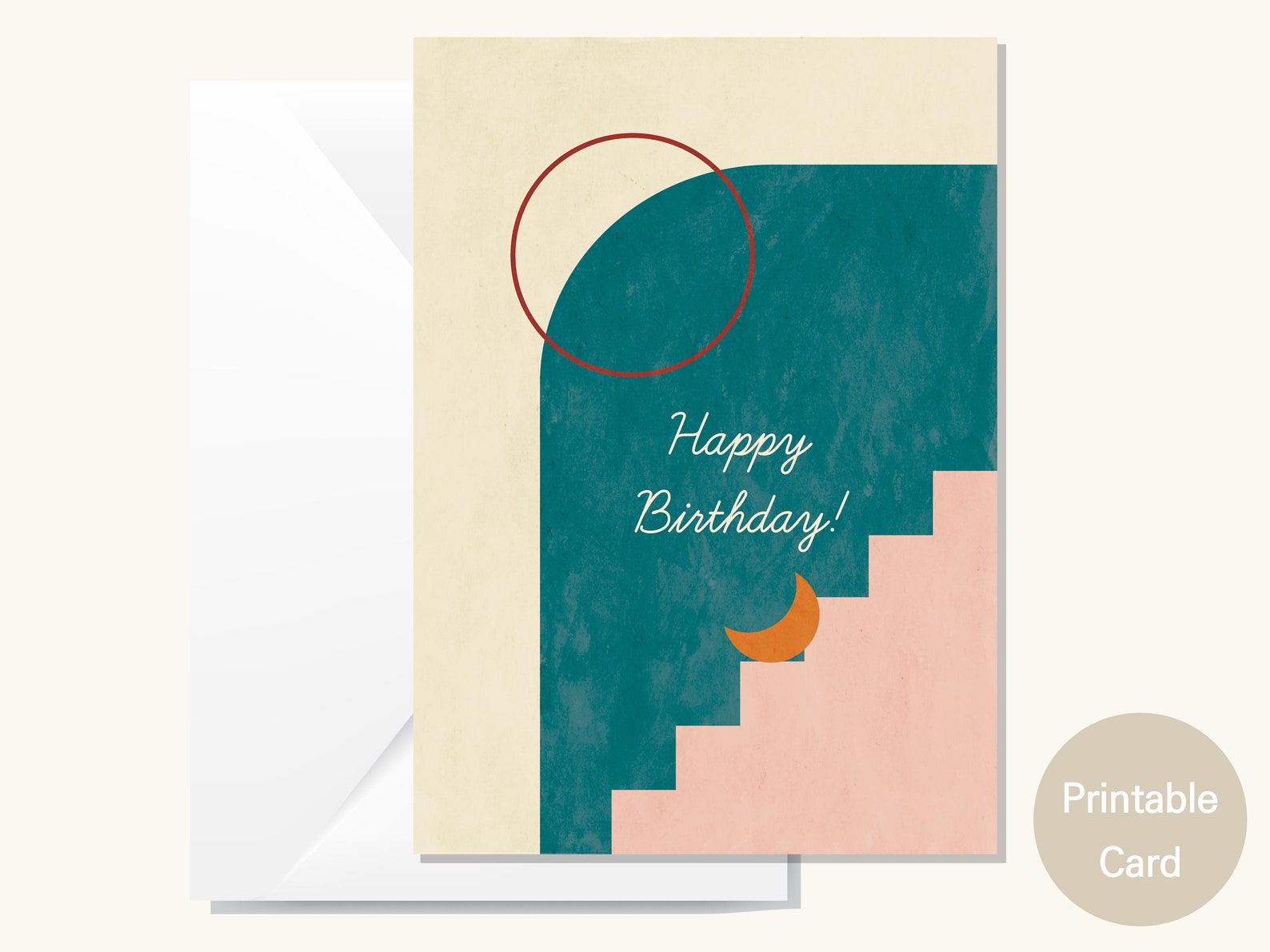 Birthday card printable 5x7 card birthday card digital | Etsy