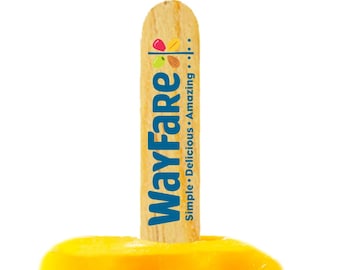 Palitos de helado con impresión a color personalizada: palitos de madera de pino de marca