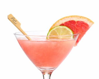 Palillos de cóctel personalizados de 4,75 pulgadas para noche de chicas - Boat Oar Picks