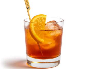 Agitadores de cóctel personalizados de 6 pulgadas para bar en casa - Palillos de remo tipo barco - Impresión a color